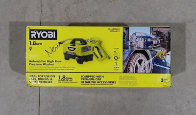 #ad RYOBI RY14AM12 1.8 GPM 1200 PSI Automotive High Flow Pressure Washer NEW $161.99