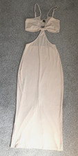 LADIES/TEEN SIZE SMALL STONE MIDI/MAXI TUBE/BODYCON/SHEATH DRESS WITH BRALET TOP