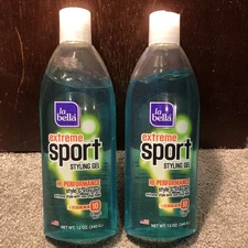 X2 LA Bella Extreme Sport Styling Gel Hi-Performance #10 ULTIMATE HOLD 12oz