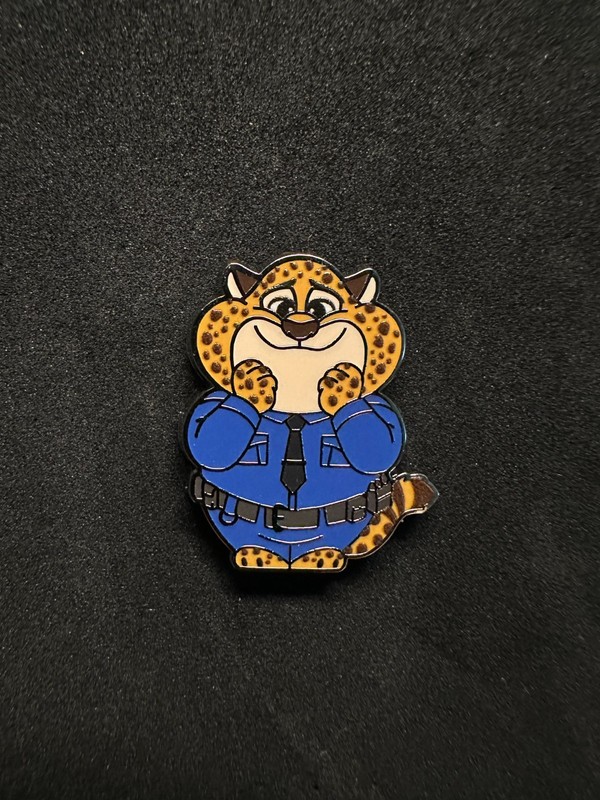 Disney PALM Officer Clawhauser Zootopia Pink a la Mode Micro Mystery Pin LE 500