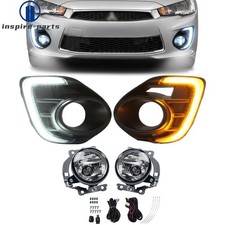 Led Fog Light For 2016-2017 Mitsubishi Lancer Daytime Running Driving Lamps Pair Led Fog Light For 2016-2017 Mitsubishi Lancer Daytime Running Driving Lamps Pair
