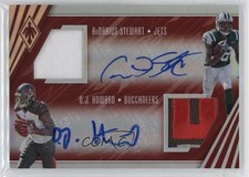2017 Panini Phoenix 9/30 ArDarius Stewart OJ Howard #DAP-SH Dual Patch Auto 7g8