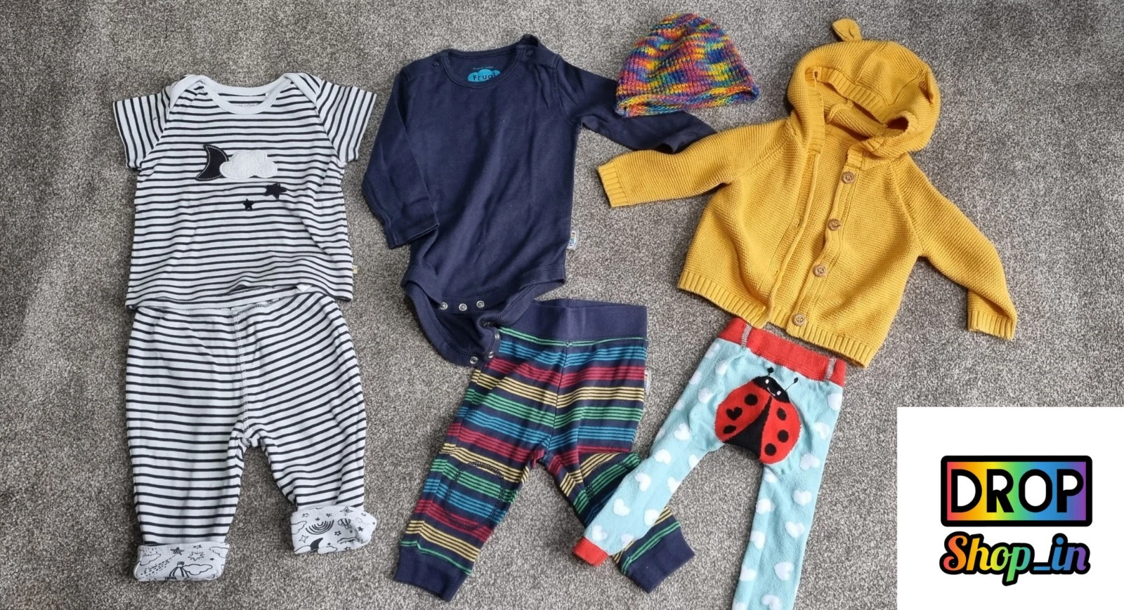 Baby Boys Frugi Bloom 3-6 Months Clothes Clothing Bundle