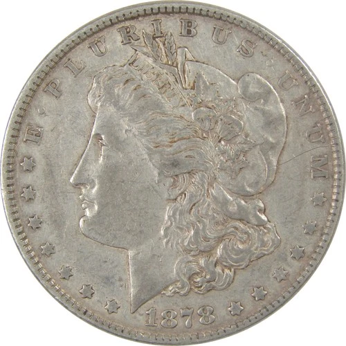 1878 7TF Rev 78 Morgan Silver Dollar XF EF Extremely Fine SKU:I24804