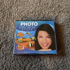 Photo Explosion Deluxe Computer Software Version 3 For Windows 2000 XP Vista