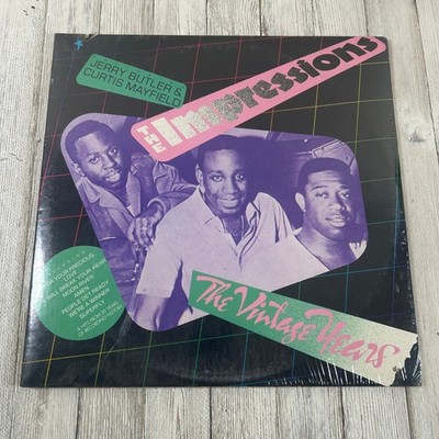 The Impressions   The Vintage Years LP Record 1978 SIRE Soul Funk R&B 33 RPM