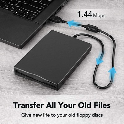 Externes USB-Diskettenlaufwerk | USB FDD 1,44MB | Floppy Disketten-Laufwerk