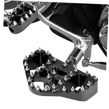 Motorcycle Driver Floorboards Mini MX Style Footrest Boards Front Rear Black