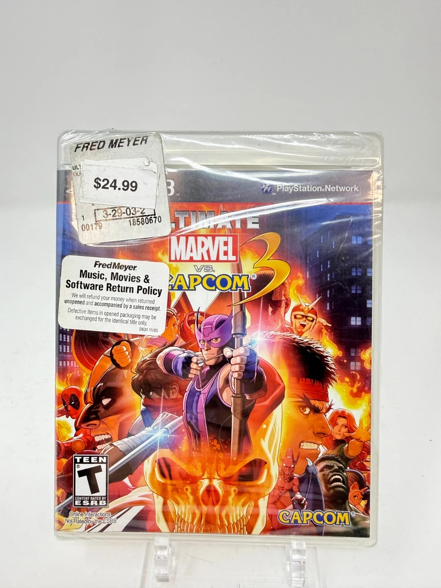 Ultimate Marvel vs. Capcom 3 Sony PlayStation 3 Video Games for