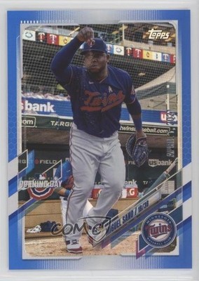 2021 Topps Opening Day Opening Day Edition Blue Foil Miguel Sano #169 07lj