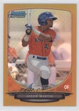 2013 Bowman Draft Picks Chrome Gold Refractor 38/50 Jason Martin #BDPP69 0p8