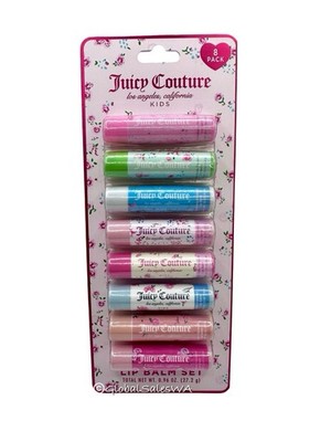 Juicy Couture Kids Assorted Lip Balm 8-Pc Set Bubble Gum