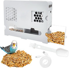 Bird Feed Shell Blowing Machine,No Assembly Required Husk Remover Wind Sheller B