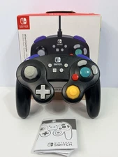 Nintendo Switch Gamecube Black Wired Controller No Cord