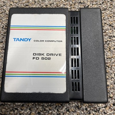 Tandy FD-502 Floppy Disk Drive External Vintage Tandy/Radio Shack UNTESTED AS-IS