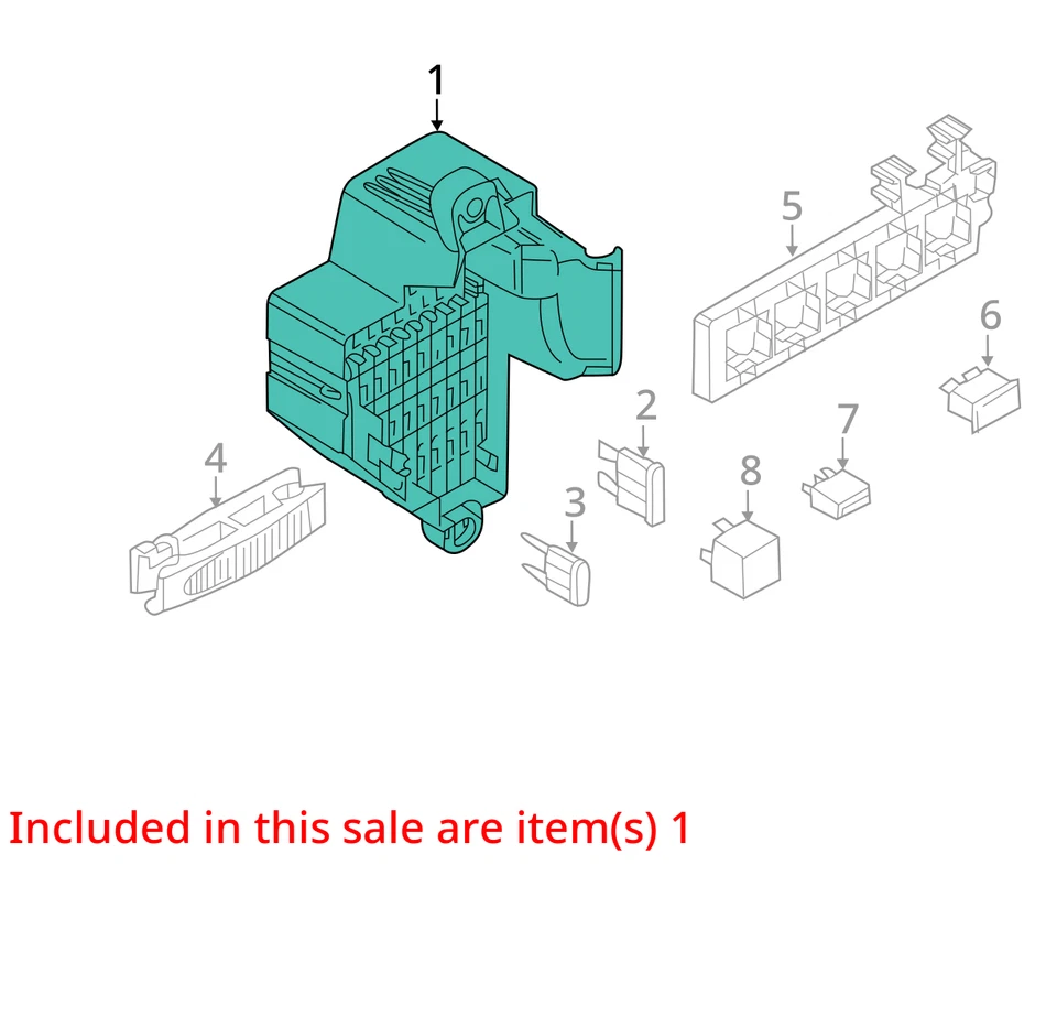 2006-2016 Volkswagen GTI Fuse Box Gateway Module 1K1941824 - Image 3 of 4
