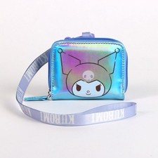 Hello Kitty Kuromi Iridescent Wallet Kids Shimmer Purse