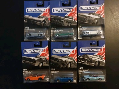 Matchbox Complete Set Of 6 Cars, All Unopened & In Good Condition 
