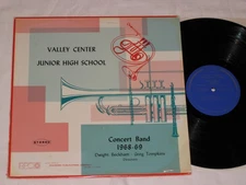 VALLEY CENTER JUNIOR HIGH SCHOOL CONCERT BAND-Kansas (1969) RPC LP