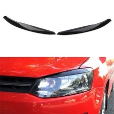 Blende Nebelscheinwerfer Lampe Augenbraue Glänzend für VW Polo Mk5 6R 6C 11-17