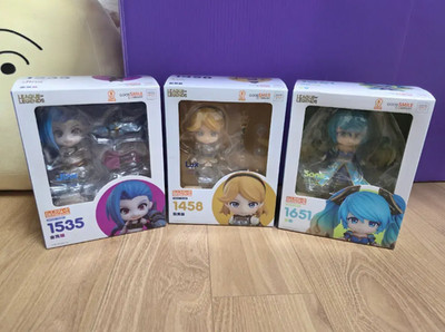 Jinx, Lux, Sona Nendoroid SET League of Legends Good Smile Company Unopened