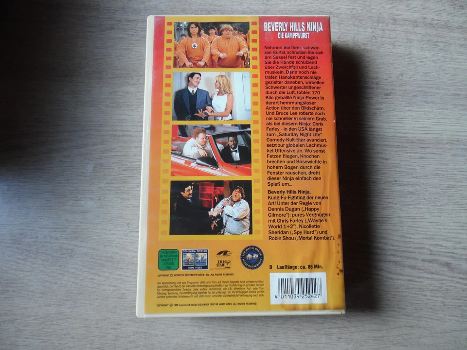 Beverly Hills Ninja Die Kampfwurst Columbia VHS Erstauflage  - Bild 3 von 3
