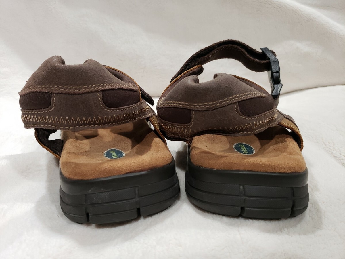 Dr Scholls Men Zachary Memory Fit Leather Slingback Brown  display picture 1
