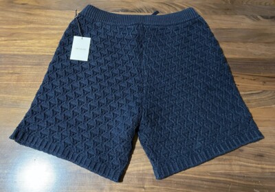 Aime Leon Dore ALD Eyelet Knit Short Navy Blue Men's Size Shorts