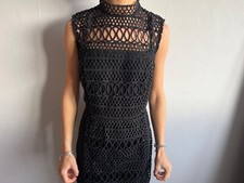 Stunning black party/ cocktail dress, size 8, Marks and Spencer