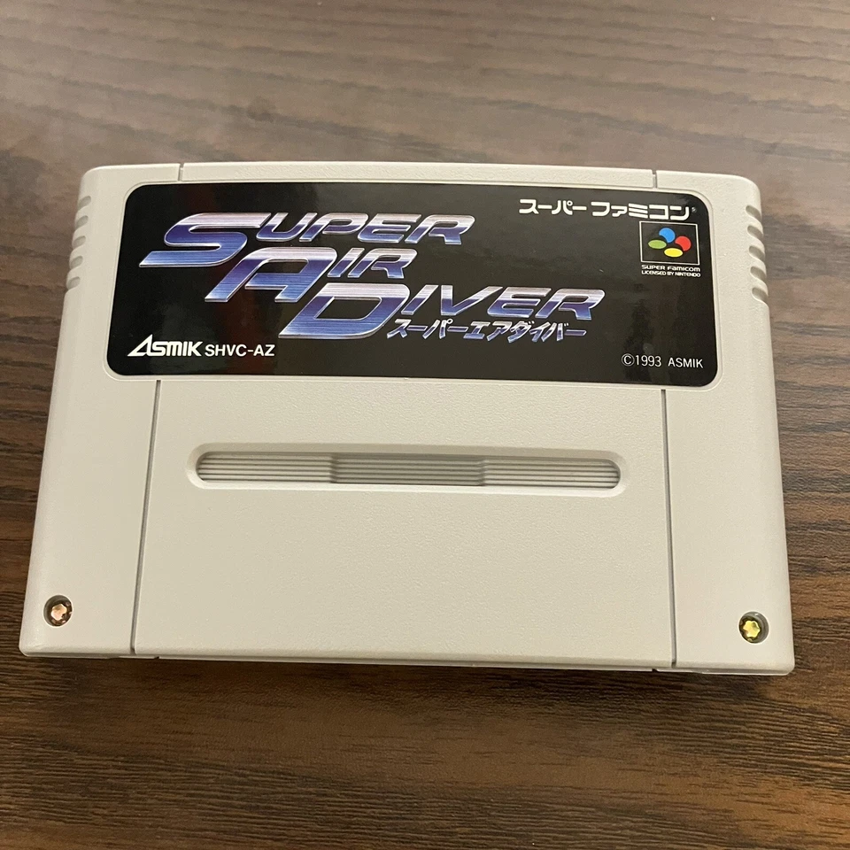 Super Air Diver Nintendo Super Famicom SNES JAPAN NTSC-J SHVC-AZ - Image 2 of 4