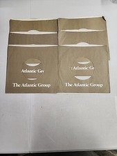 45 RPM 7" RECORD SLEEVES CO. SLEEVE 6 PACK SEE PHOTOS - Atlantic SLV181