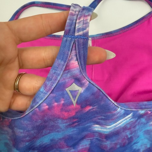 Ivivva Lululemon Racerback Spaghetti Strap Tank Top Shelf Bra Girls Sz 14 - Picture 12 of 12