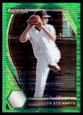 2021 Panini Prizm Draft Picks Green Jacob Steinmetz Rookie Minors #77