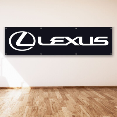 Lexus 2x8 ft Banner Car Racing Show Garage Wall Decor Man Cave Man Cave ...
