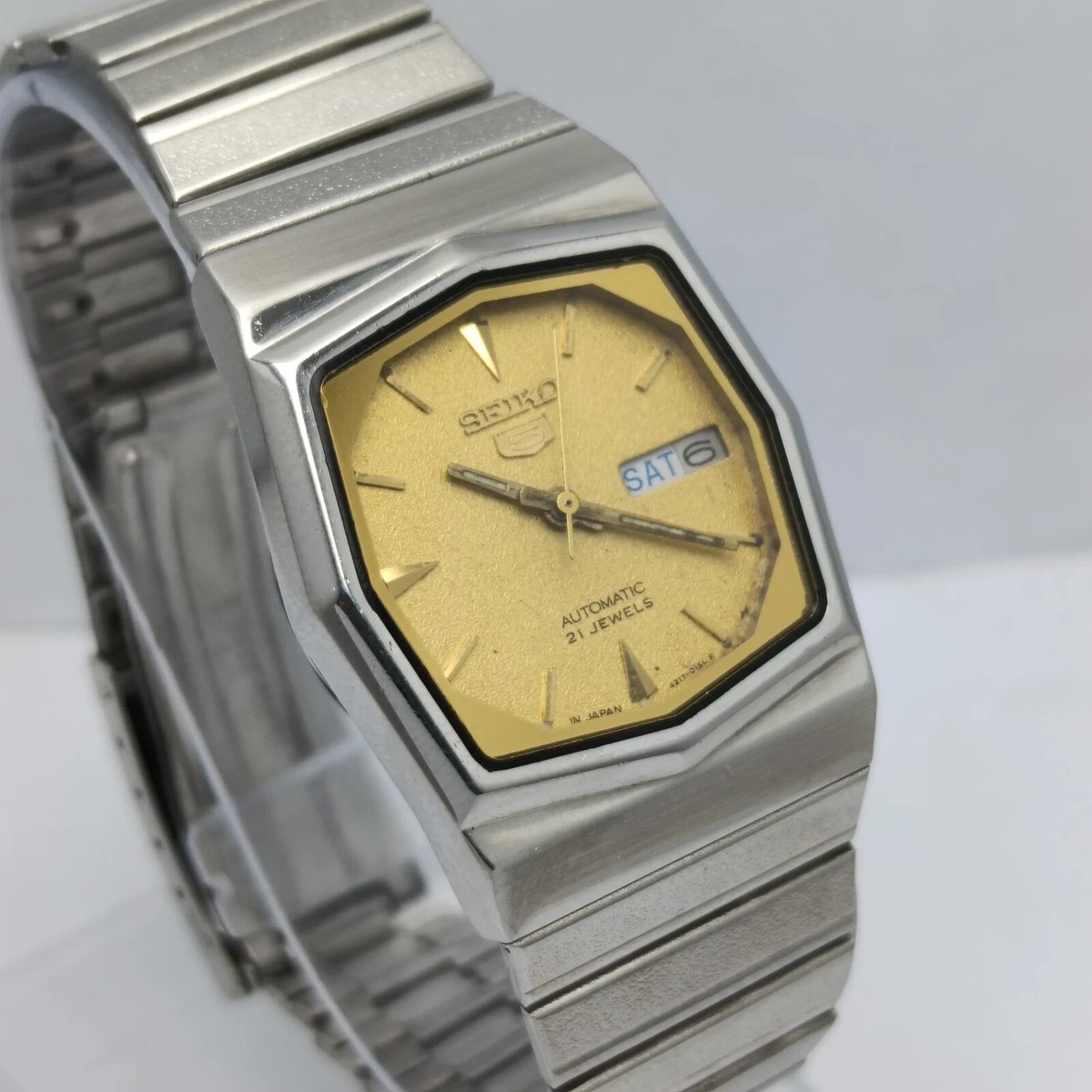 Seiko 5 Automatic 4217-5070 Day/Date Vintage Men's Watch FZN361KS4