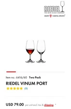 Riedel Vinum Port wine glass