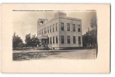 Foto postal antigua rara Lemon Grove, CA School RPPC condado de San Diego 1915