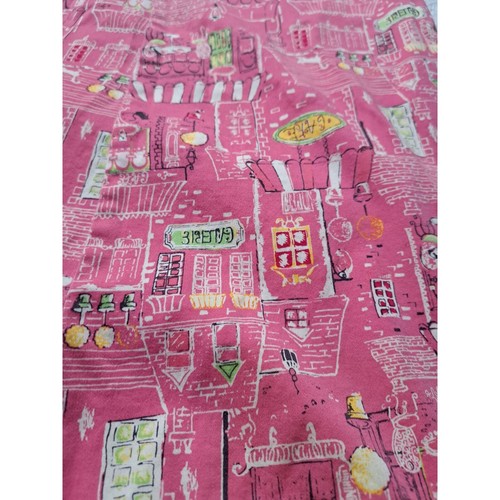 NY Collection Pink Novelty Skirt Womens SZ 1X Cotton Knee Length Cottage Core - Picture 6 of 6