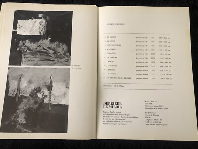 Derriere Le Miroir DLM 202 March 1973 Paul Rebeyrolle Maeght