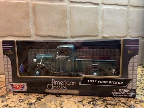 1937 Ford Pickup 1:24 Diecast | MotorMax American Classics | NEW in box - Picture 1 of 3