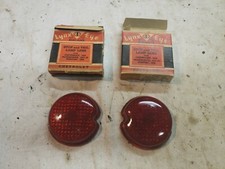 1939 Chevy Pontiac Glass Tail Light Lenses X2 Chevrolet 1937 1938 Oldsmobile