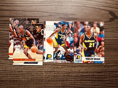 1993-94 Fleer Ultra #262 Malik Sealy Skybox NBA Hoops Lot (4)