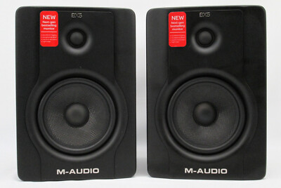 PAIR of M-Audio BX5 D2 70-Watt Bi-Amplified Studio Monitor