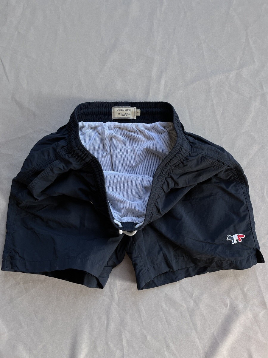 定価¥35,640→特価 MAISON KITSUNE shorts(navy) Maison Kitsuné Navy Bold Fox Head Shorts Maison Kitsune
