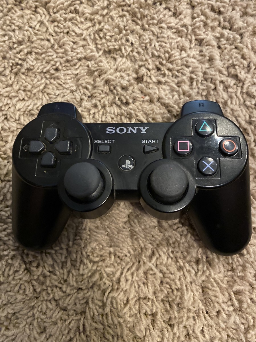 Sony Playstation 3 DualShock 3 Controller Black Genuine OEM