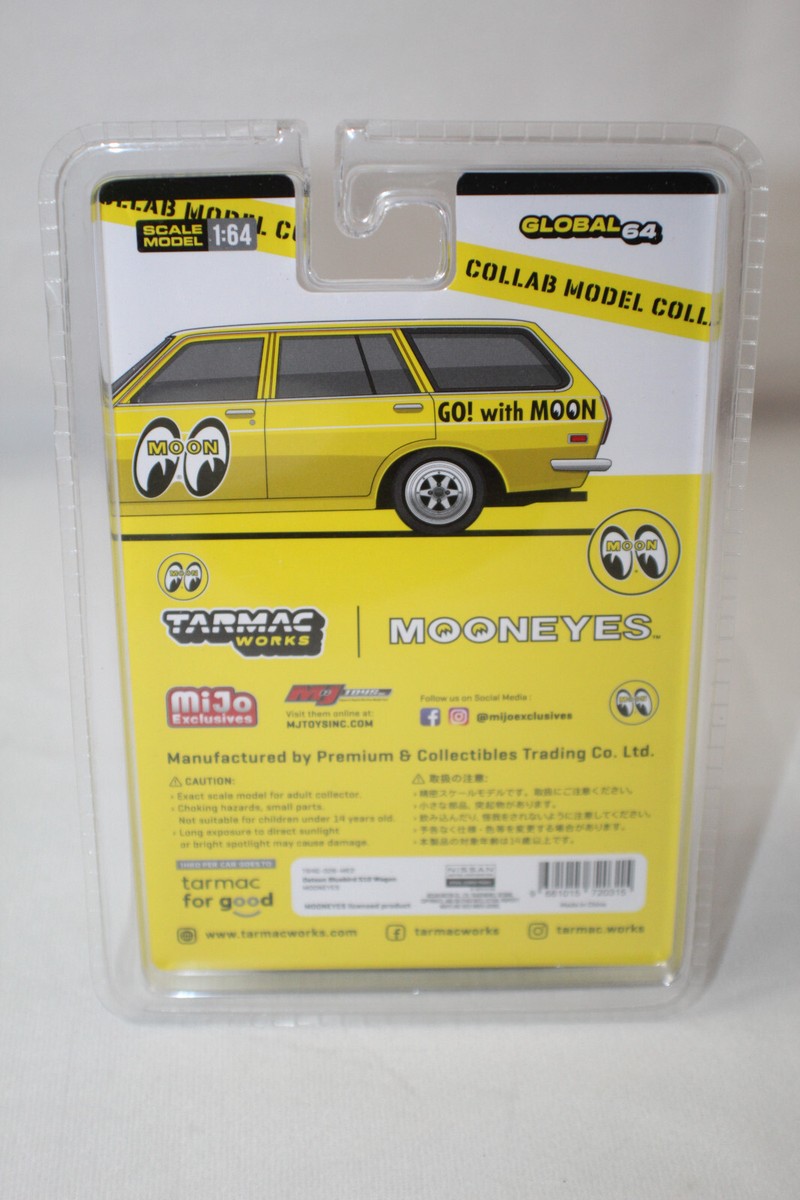 ターマックワークス1/64ブルーバード510ワゴンMOONEYES　深リム(改) ターマックワークス1/64ブルーバード510ワゴンMOONEYES 深リム