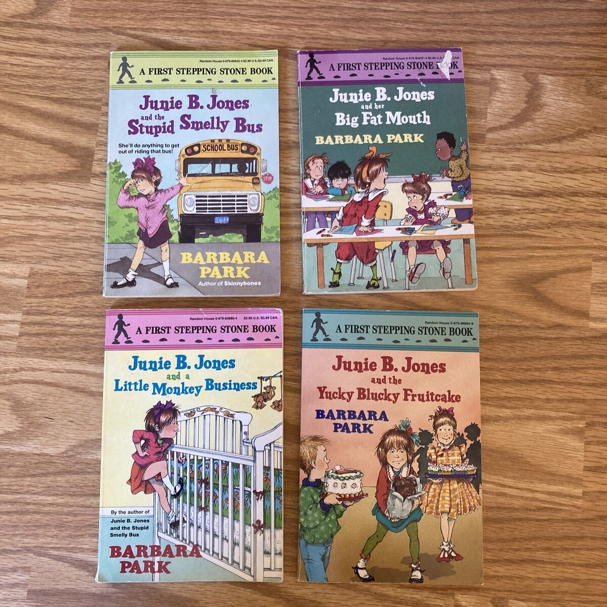Lot of 4 Juni B. Jones Books Barbara Park Softcover Kids Lot of 4 Juni B. Jones Books Barbara Park Softcover Kids