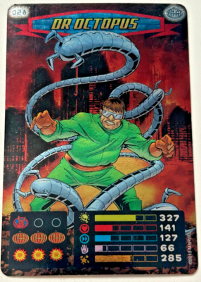 Marvel Spider-Man Heroes & Villains #28 Dr Octopus Foil Trading