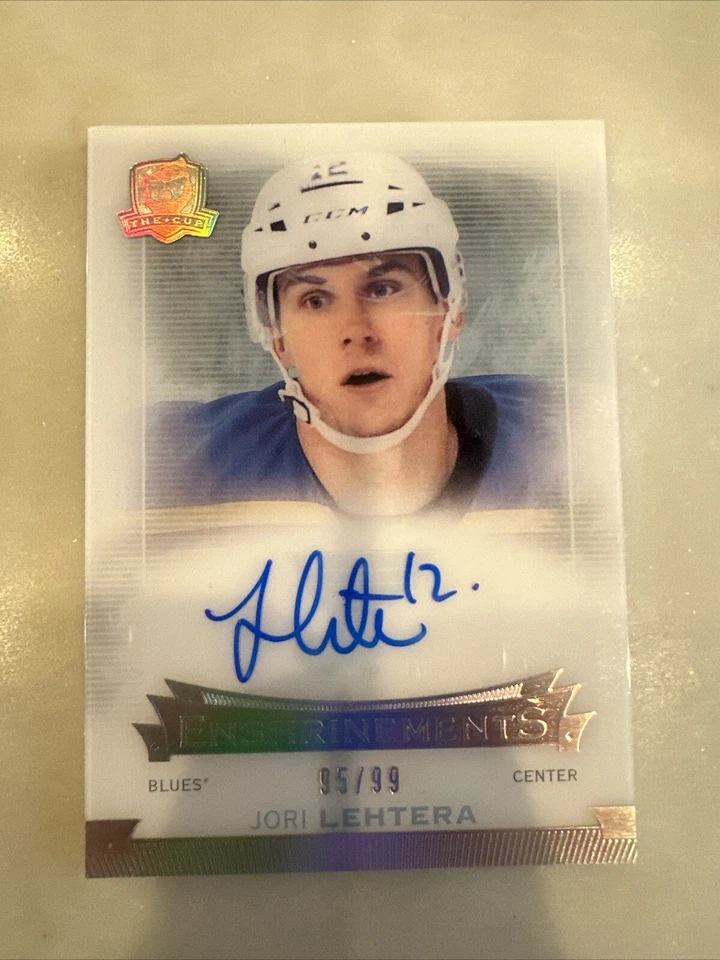 Jori Lehtera /99 St. Louis Blues 2014-15 Upper Deck The Cup - Enshrinements - Image 4 of 4