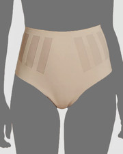 Commando Women's Beige Luxe Control High Compression Thong Panties Size XL